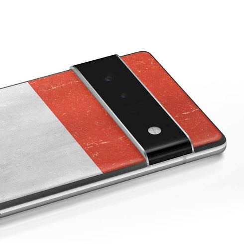 Yemen Flag Distressed Google Pixel 6 Skin